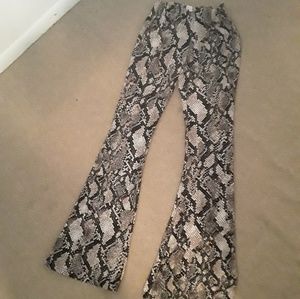 Snake skin pants
